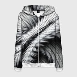 Мужская толстовка на молнии Шерсть волка