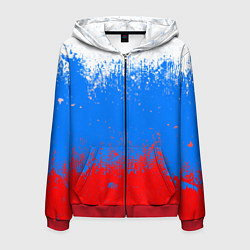 Мужская толстовка на молнии Патриот - флаг