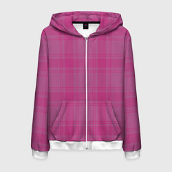 Мужская толстовка на молнии Checkered pink
