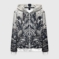 Мужская толстовка на молнии Abstract pattern - graffiti