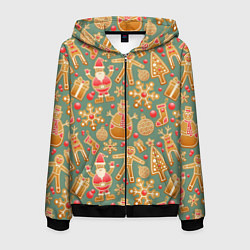 Мужская толстовка на молнии Имбирные пряники