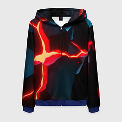 Мужская толстовка на молнии Neon orange