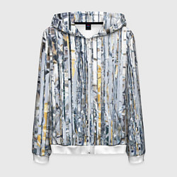 Мужская толстовка на молнии Новогодний дождик