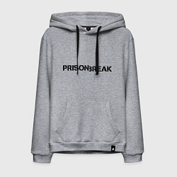 Толстовка-худи хлопковая мужская Prison Break, цвет: меланж