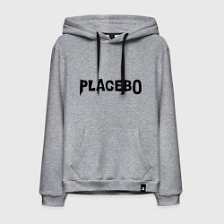 Толстовка-худи хлопковая мужская Placebo, цвет: меланж