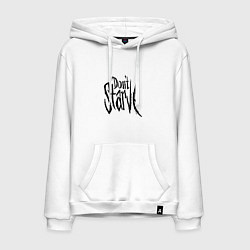Толстовка-худи хлопковая мужская Don't Starve, цвет: белый