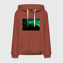Мужская толстовка-худи Северное сияние