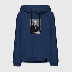 Толстовка-худи хлопковая мужская Валерий Меладзе, цвет: тёмно-синий