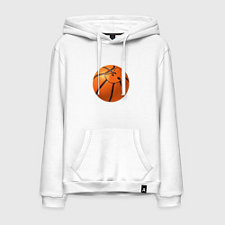 Толстовка-худи хлопковая мужская Basketball Wu-Tang, цвет: белый