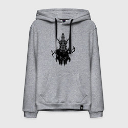 Толстовка-худи хлопковая мужская Мортред Phantom Assasin DOTA2, цвет: меланж
