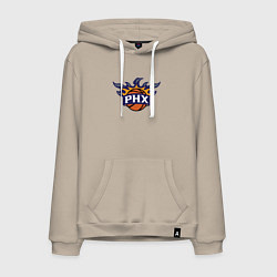 Толстовка-худи хлопковая мужская Phoenix Suns, цвет: миндальный