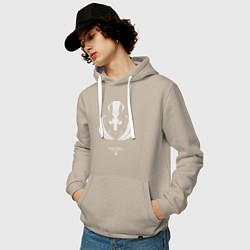 Толстовка-худи хлопковая мужская Anti-Mage из Доты 2 Magina, цвет: миндальный — фото 2