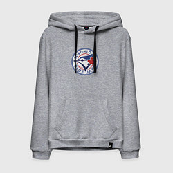 Толстовка-худи хлопковая мужская Toronto Blue Jays, цвет: меланж