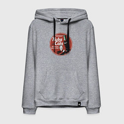 Толстовка-худи хлопковая мужская Nuka Cola Ice Cold Retro, цвет: меланж