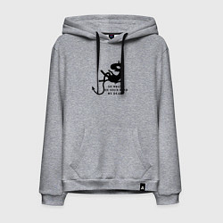 Толстовка-худи хлопковая мужская Disenchantment matt groening, цвет: меланж