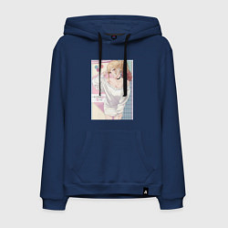 Толстовка-худи хлопковая мужская Марин Китагава косплей, цвет: тёмно-синий