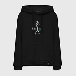 Толстовка-худи хлопковая мужская Depeche Mode - Exciter merch, цвет: черный