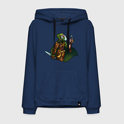 Толстовка-худи хлопковая мужская Кериллиан из Warhammer - Верминтайд 2, цвет: тёмно-синий