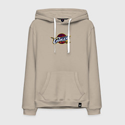 Толстовка-худи хлопковая мужская Cleveland Cavaliers, цвет: миндальный