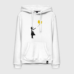 Толстовка-худи хлопковая мужская Wu-Tang Banksy, цвет: белый