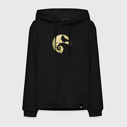 Толстовка-худи хлопковая мужская Batman nightmare, цвет: черный