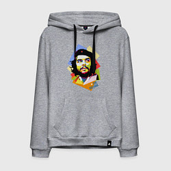 Толстовка-худи хлопковая мужская Che Guevara Art, цвет: меланж