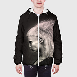 Куртка с капюшоном мужская Die Antwoord GIrl, цвет: 3D-белый — фото 2