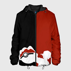 Куртка с капюшоном мужская Ловец покемонов, цвет: 3D-черный