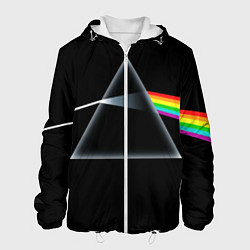 Куртка с капюшоном мужская Pink floyd, цвет: 3D-белый