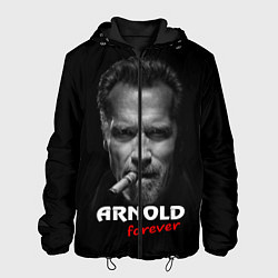 Куртка с капюшоном мужская Arnold forever, цвет: 3D-черный