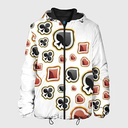 Куртка с капюшоном мужская World Poker, цвет: 3D-черный