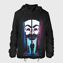 Куртка с капюшоном мужская Mr Robot: Anonymous, цвет: 3D-черный
