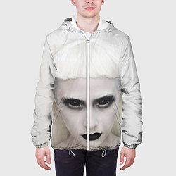 Куртка с капюшоном мужская Die Antwoord: Black Eyes, цвет: 3D-белый — фото 2