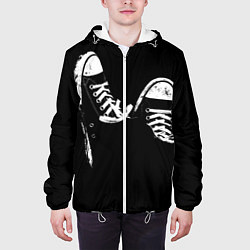 Куртка с капюшоном мужская Кеды, цвет: 3D-белый — фото 2