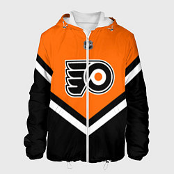 Куртка с капюшоном мужская NHL: Philadelphia Flyers, цвет: 3D-белый