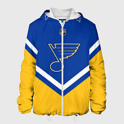 Куртка с капюшоном мужская NHL: St. Louis Blues, цвет: 3D-белый