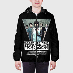 Куртка с капюшоном мужская Bring Me The Horizon, цвет: 3D-черный — фото 2