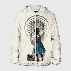 Куртка с капюшоном мужская Bring Me The Horizon, цвет: 3D-белый