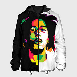 Куртка с капюшоном мужская Bob Marley: Colors, цвет: 3D-черный