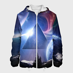 Куртка с капюшоном мужская Pink Floyd: Space, цвет: 3D-белый