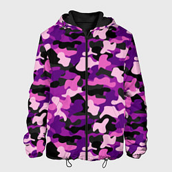 Мужская куртка Камуфляж: фиолетовый/розовый