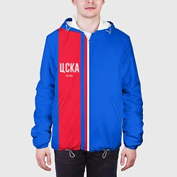 Куртка с капюшоном мужская ЦСКА Форма, цвет: 3D-белый — фото 2