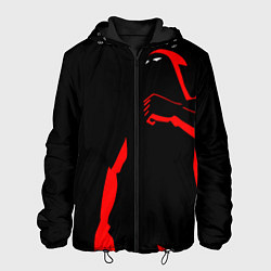Куртка с капюшоном мужская Dethklok: Dark Man цвета 3D-черный — фото 1