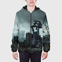 Куртка с капюшоном мужская STALKER: Pripyat, цвет: 3D-черный — фото 2