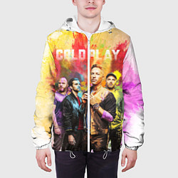 Куртка с капюшоном мужская Coldplay, цвет: 3D-белый — фото 2