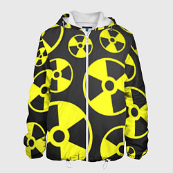 Куртка с капюшоном мужская Радиация, цвет: 3D-белый