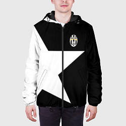 Куртка с капюшоном мужская FC Juventus: Star, цвет: 3D-черный — фото 2