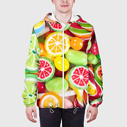 Куртка с капюшоном мужская Candy Summer, цвет: 3D-белый — фото 2