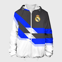 Куртка с капюшоном мужская Real Madrid FC: White style, цвет: 3D-белый