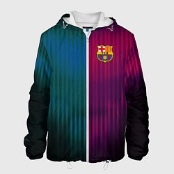 Куртка с капюшоном мужская Barcelona FC: Abstract 2018, цвет: 3D-белый